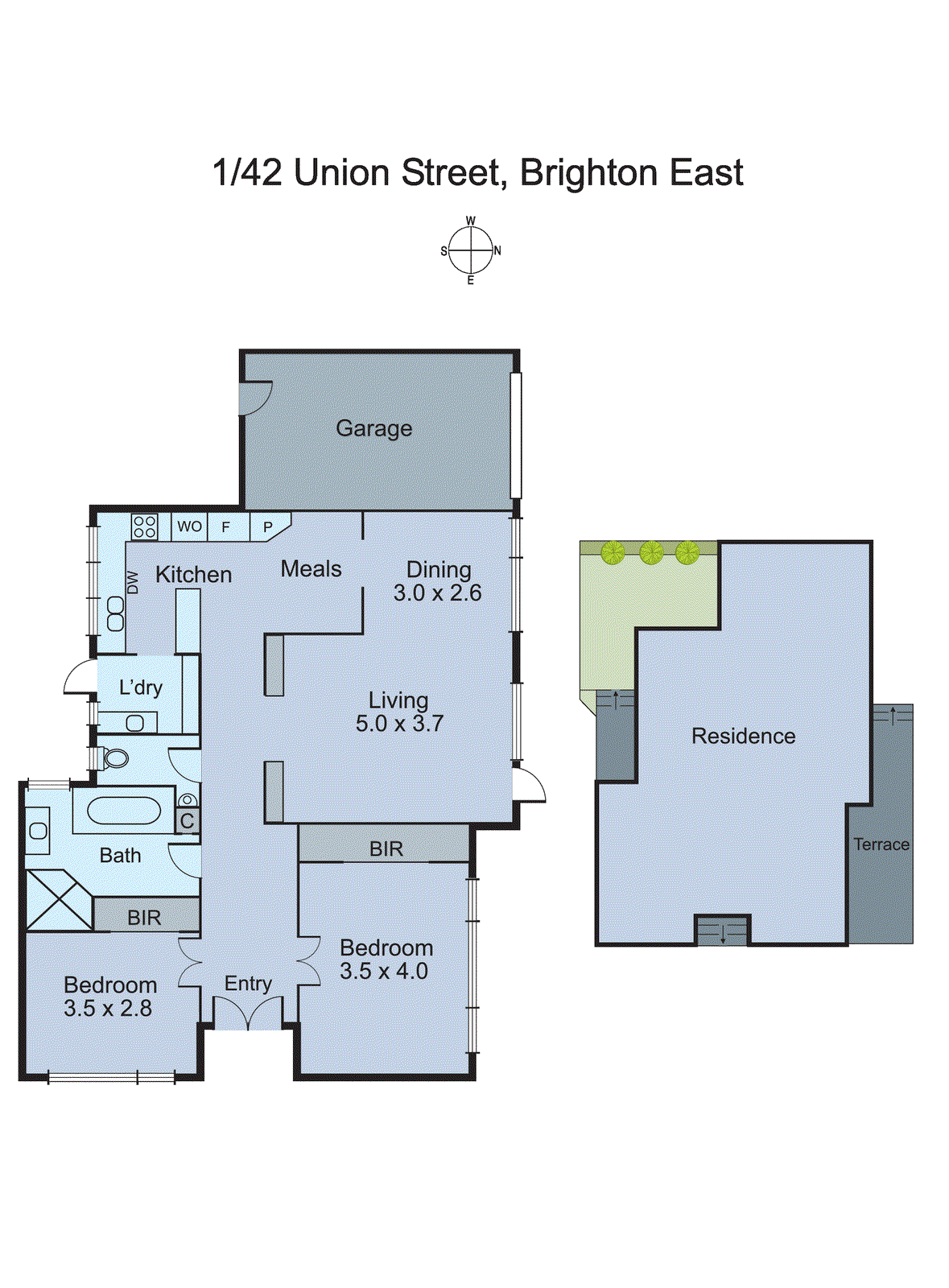1/42 Union Street, Brighton East VIC 3187 - Floorplan