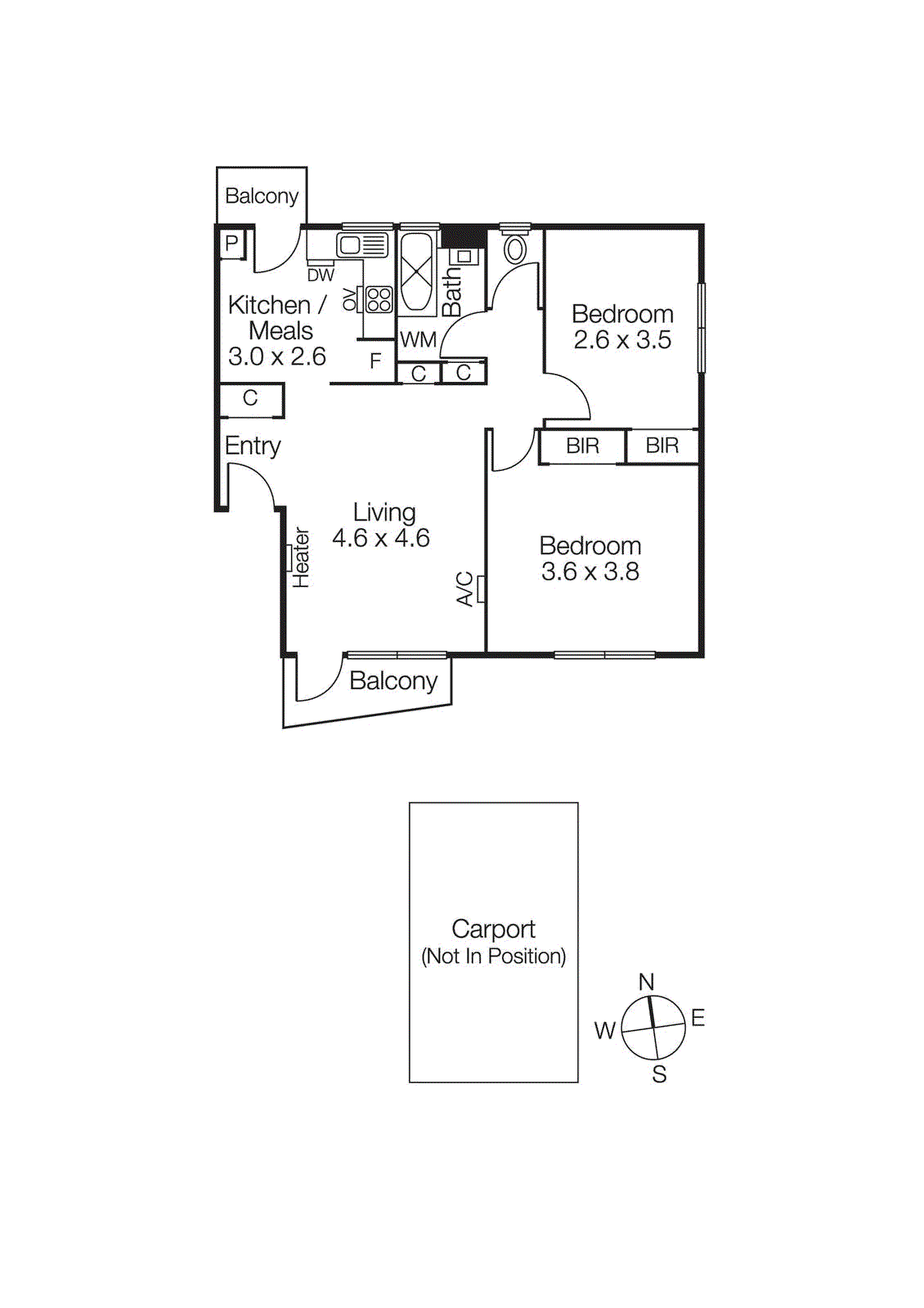 14/22 Westbury Street, St Kilda East VIC 3183 - Floorplan