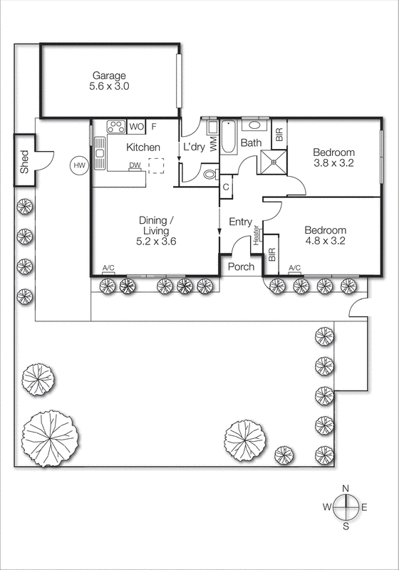 1/427 Highett Road, Highett VIC 3190 - Floorplan