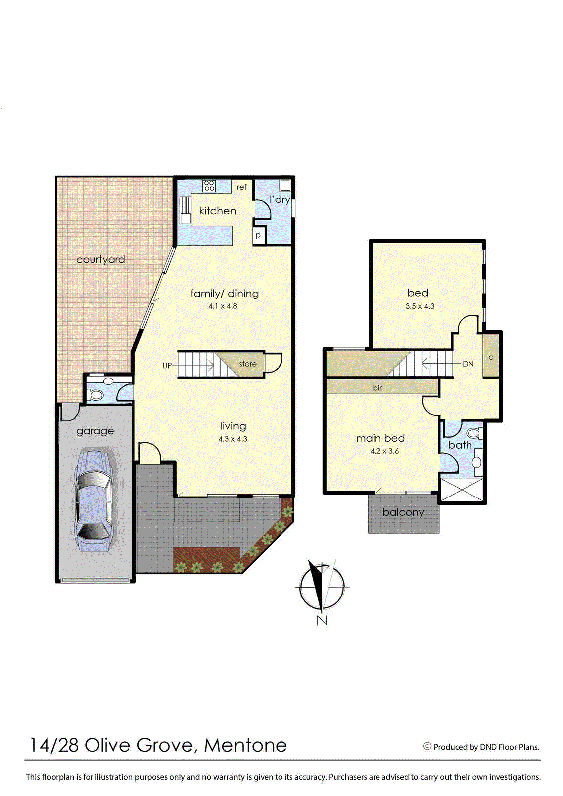 14/28-30 Olive Grove, Parkdale VIC 3195 - Floorplan