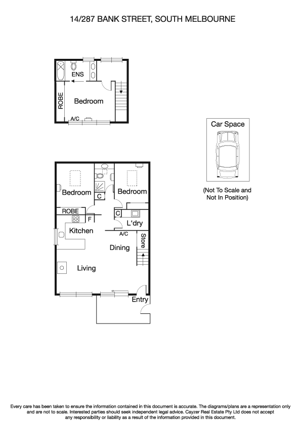 14/287 Bank Street, SOUTH MELBOURNE VIC 3205 - Floorplan