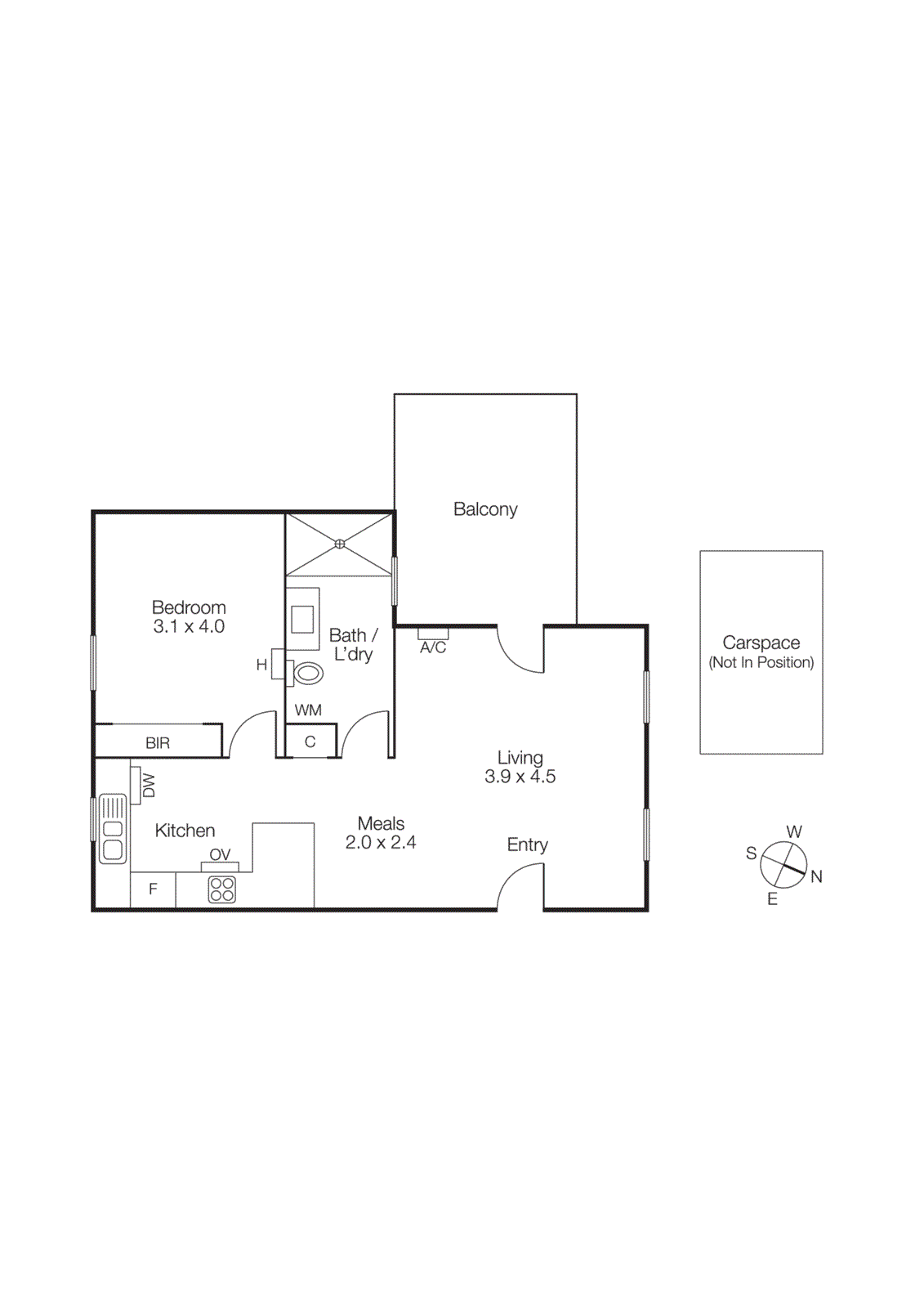 14/3 Evergreen Circuit, Cheltenham VIC 3192 - Floorplan