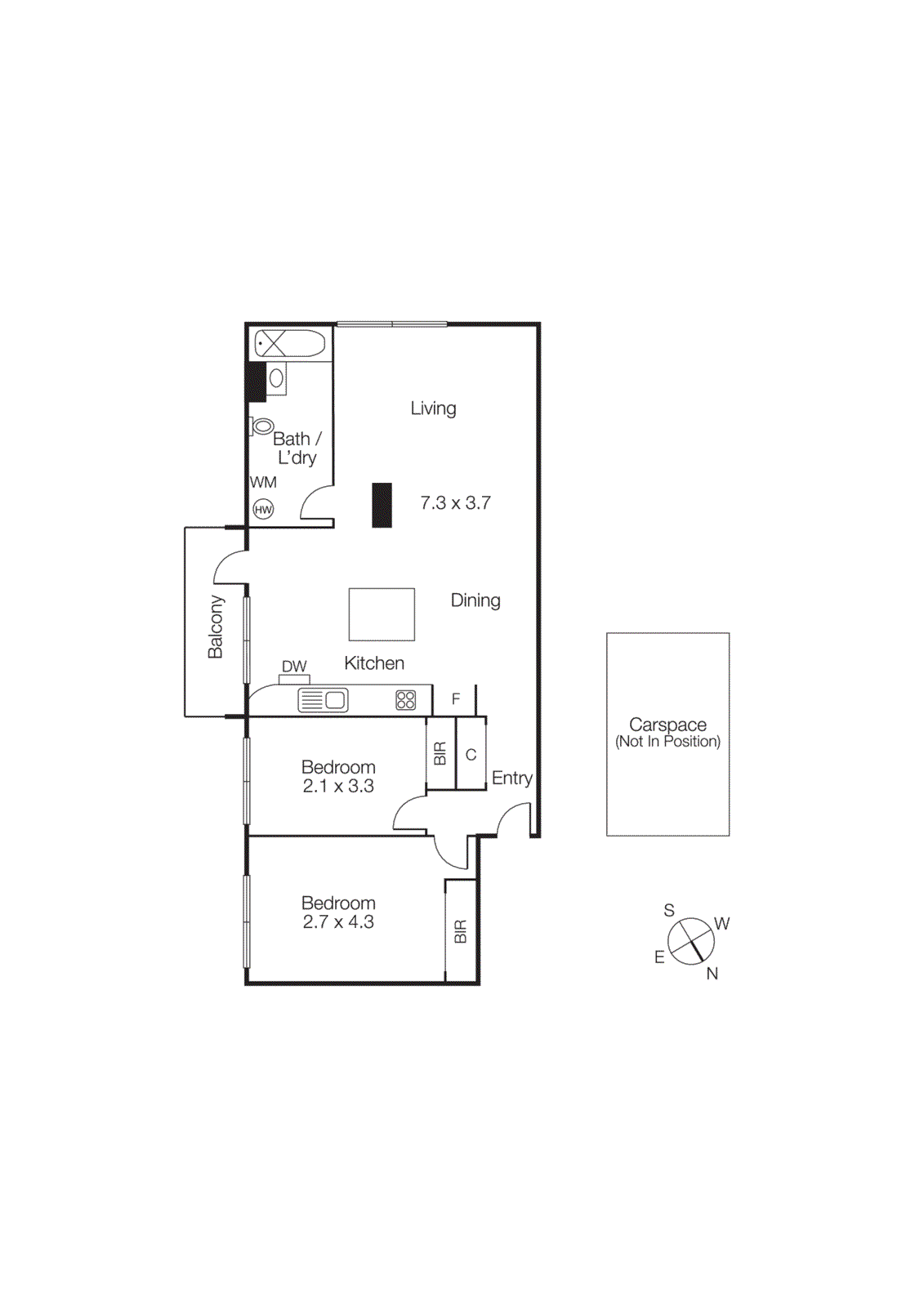 14/323 Beaconsfield Parade, St Kilda West VIC 3182 - Floorplan