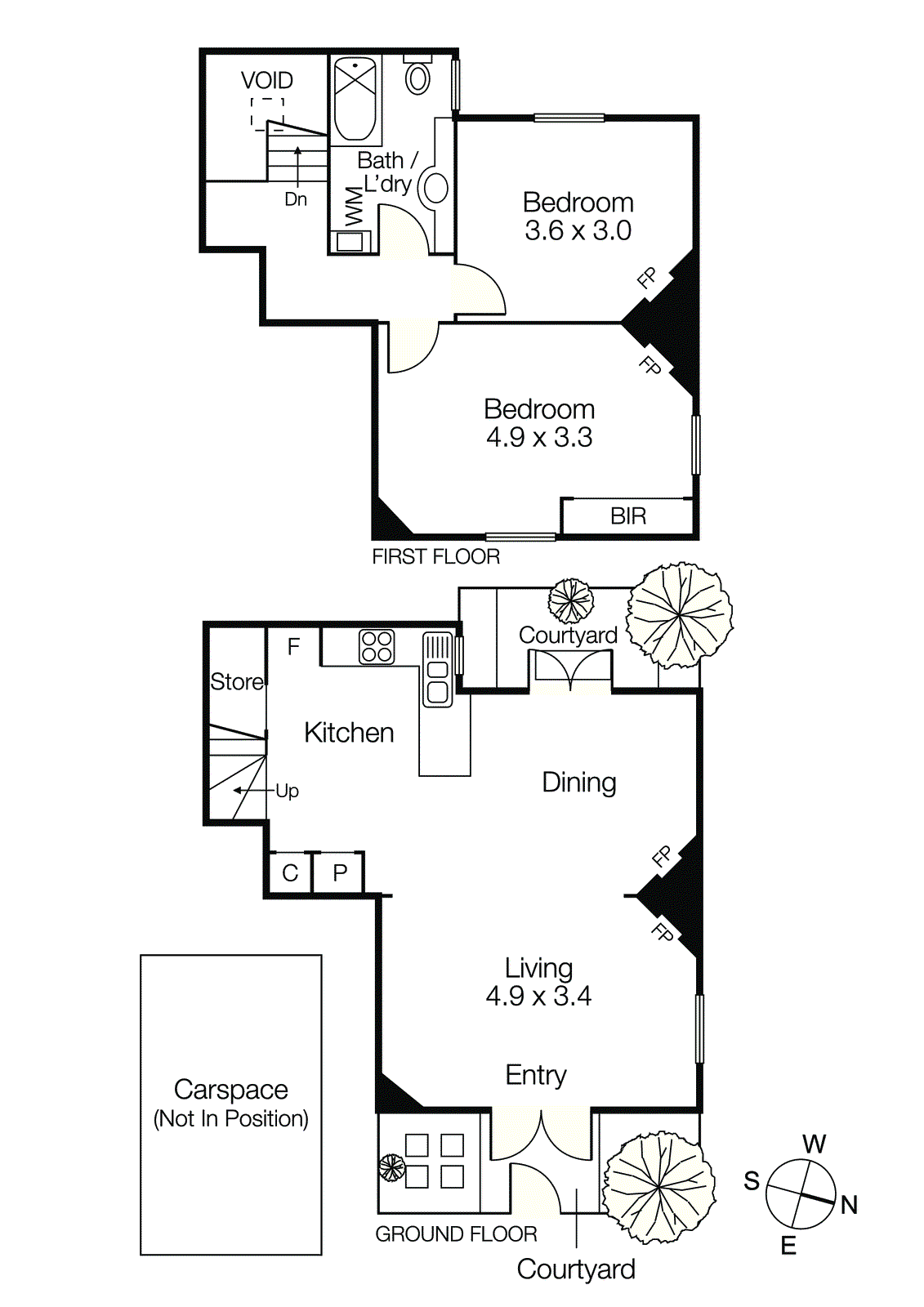 14/34 Mitford Street, Elwood VIC 3184 - Floorplan