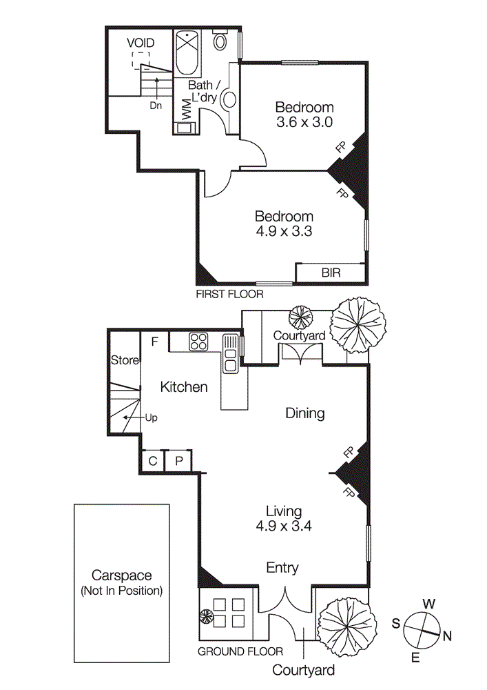 14/34 Mitford Street, Elwood VIC 3184 - Floorplan
