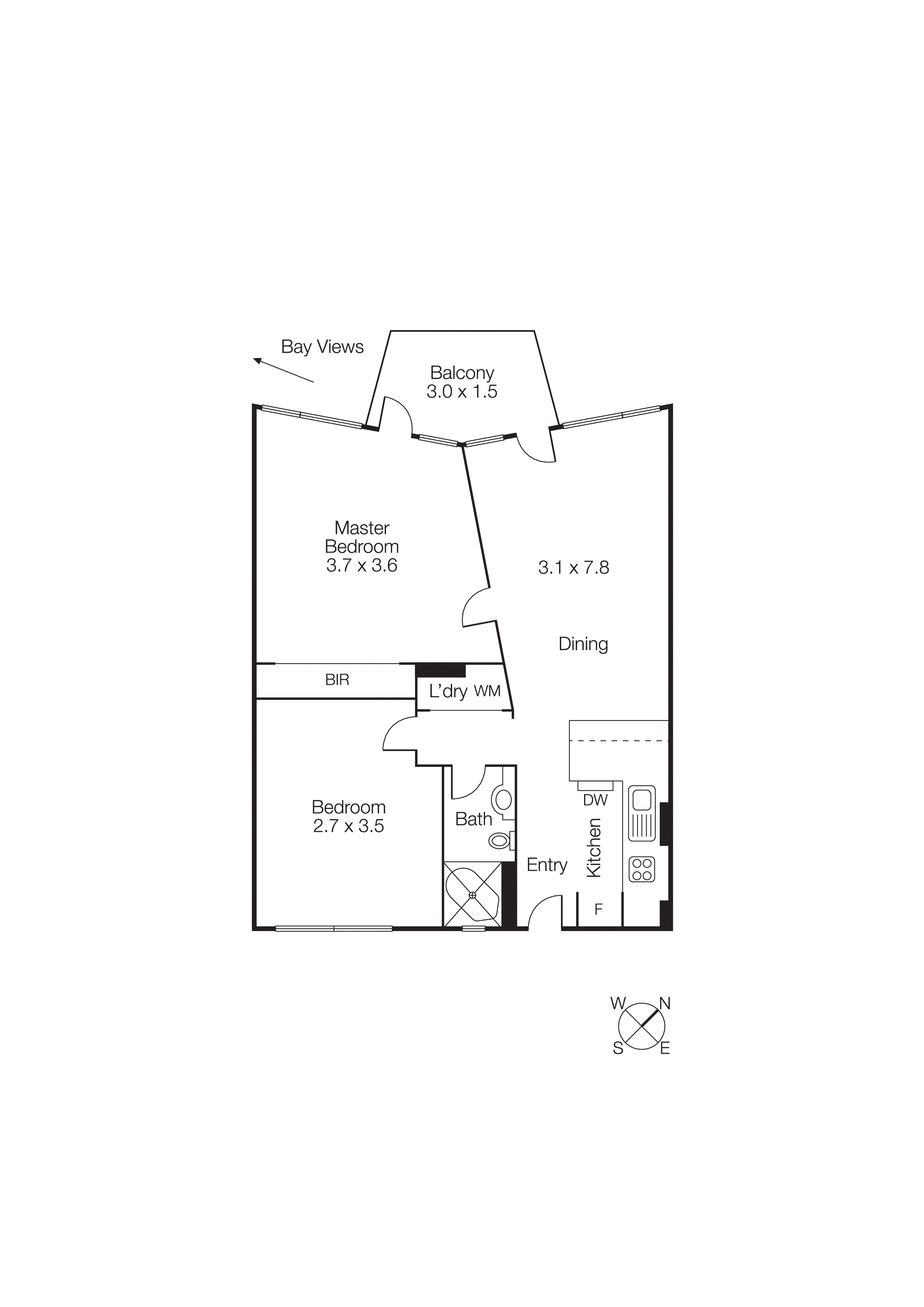 14/349 Beaconsfield Parade, St Kilda West VIC 3182 - Floorplan