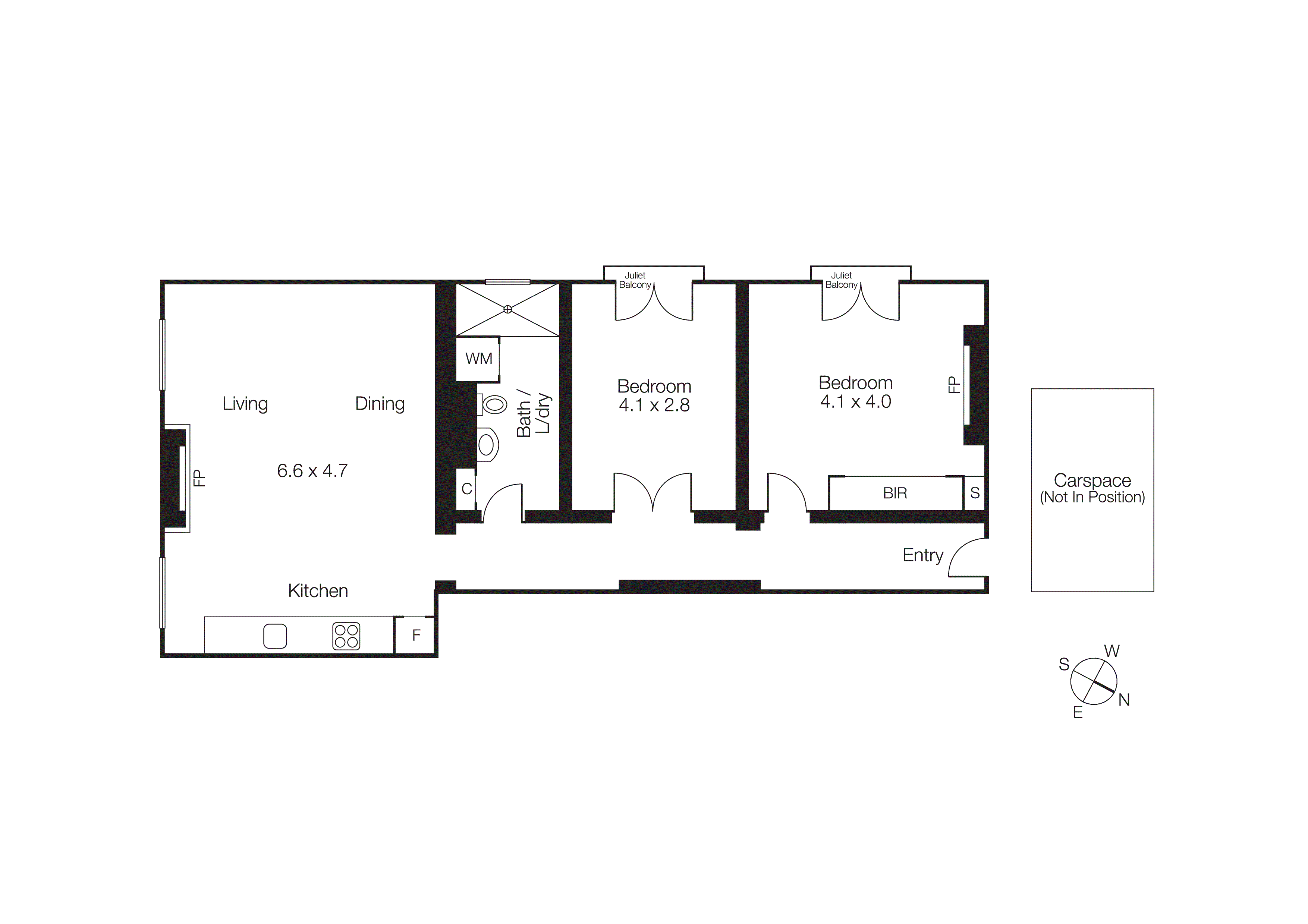 14/39 Acland Street, St Kilda VIC 3182 - Floorplan