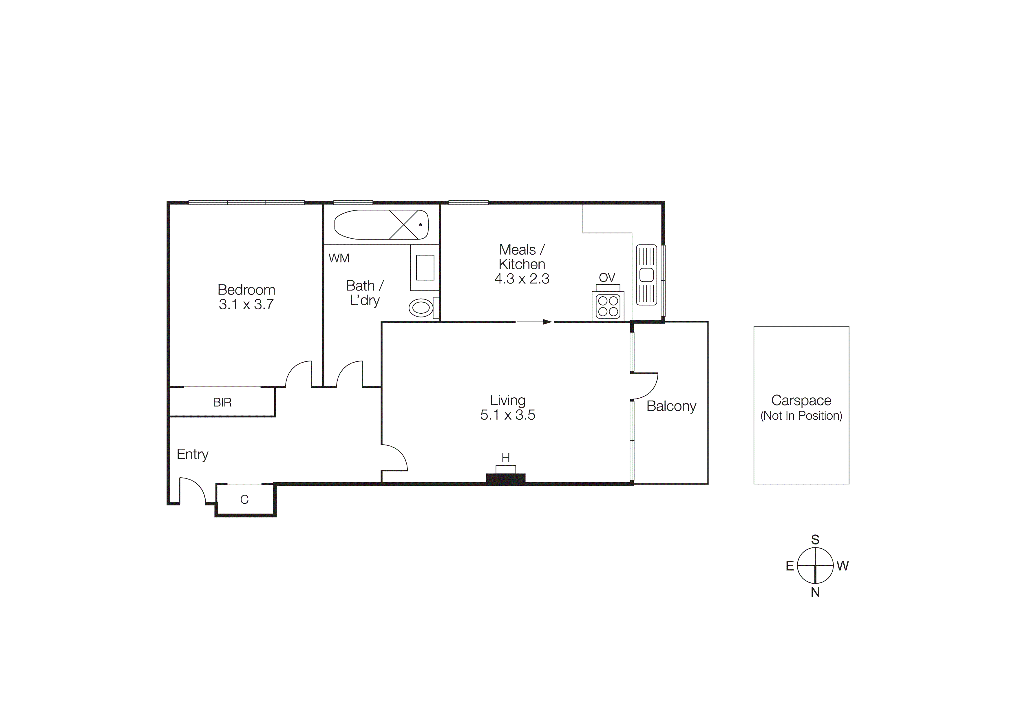 14/39 Hotham Street, St Kilda East VIC 3183 - Floorplan