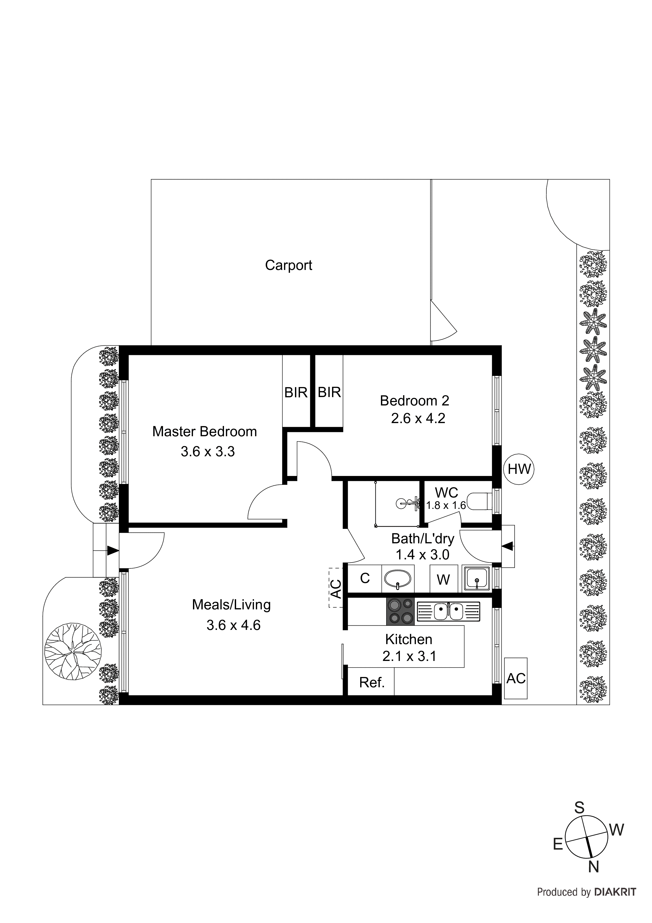 14/4-6 Latona Street, Mentone VIC 3194 - Floorplan