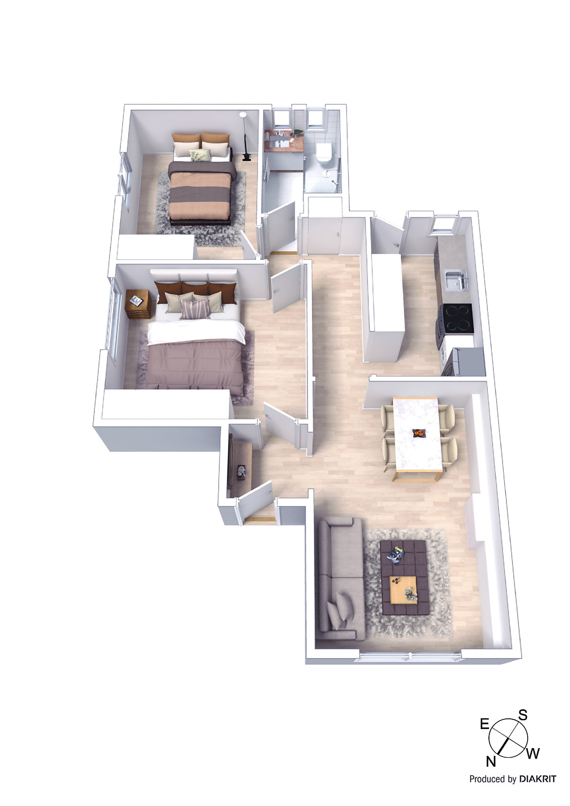 1/44 Eildon Road, St Kilda VIC 3182 - Floorplan