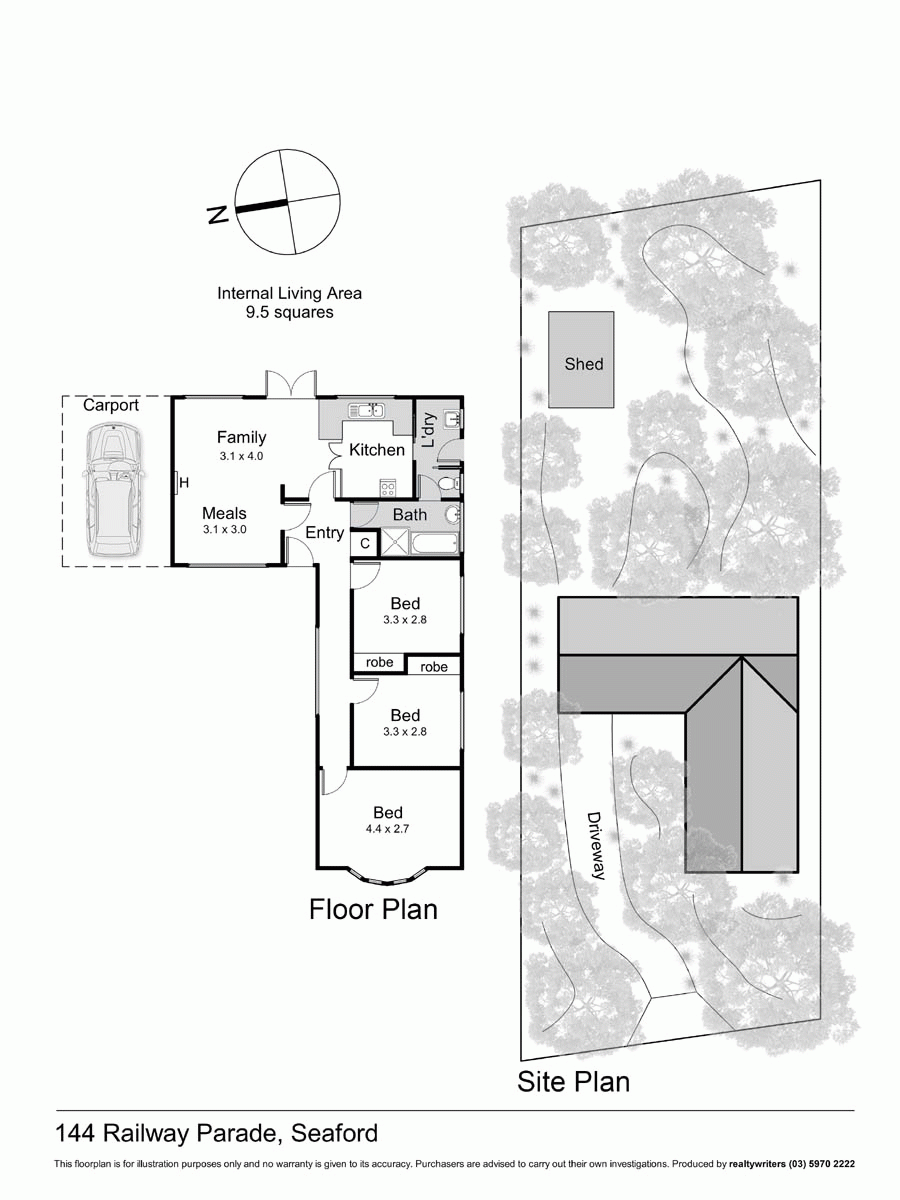 144 Railway Parade, SEAFORD VIC 3198 - Floorplan