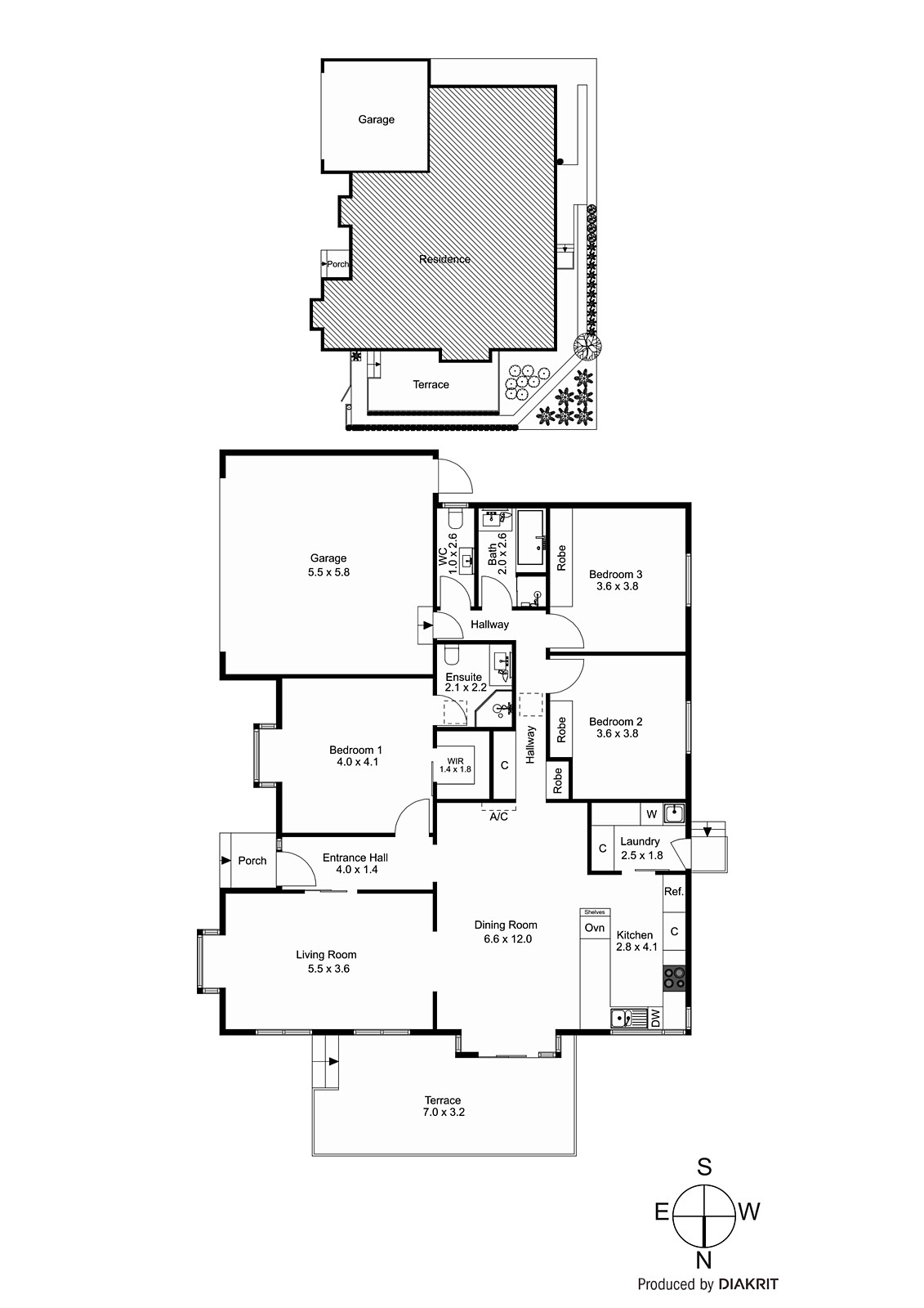 1/44 Thomas Street, Hampton VIC 3188 - Floorplan