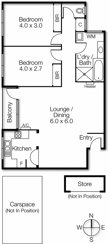 14/41 Alma Road, St Kilda VIC 3182 - Floorplan