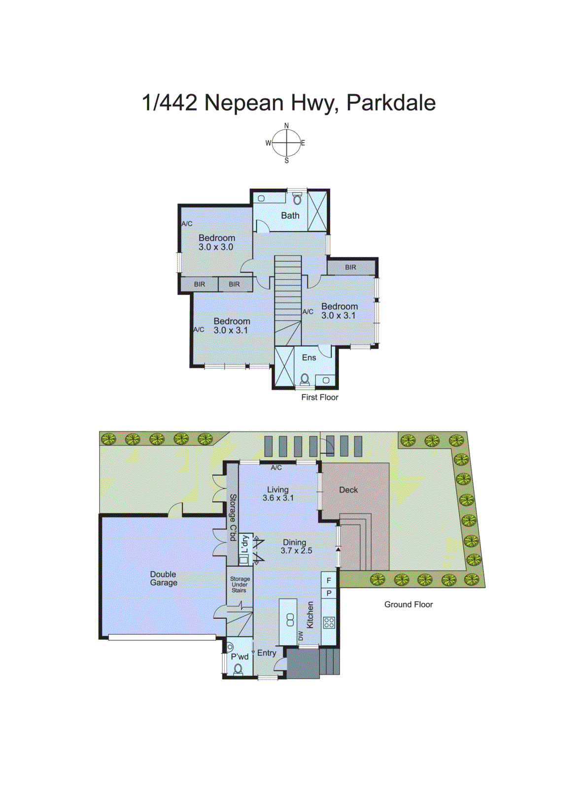 1/442 Nepean Highway, Parkdale VIC 3195 - Floorplan