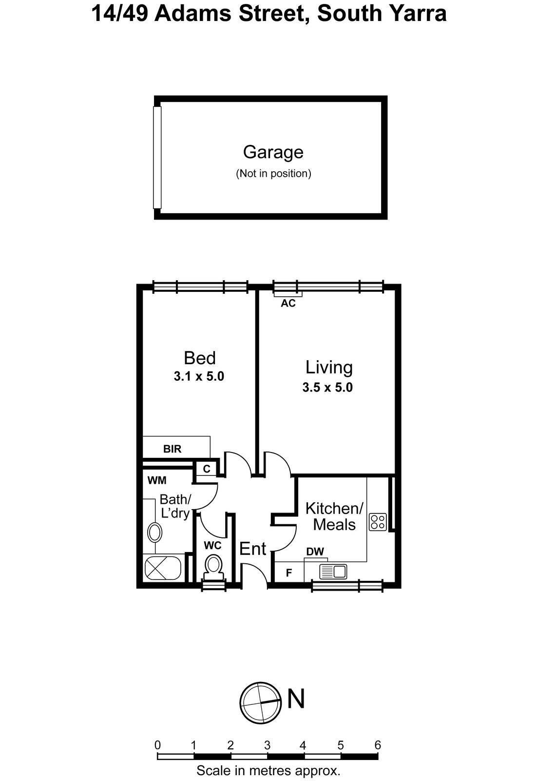 14/49 Adams Street, South Yarra VIC 3141 - Floorplan