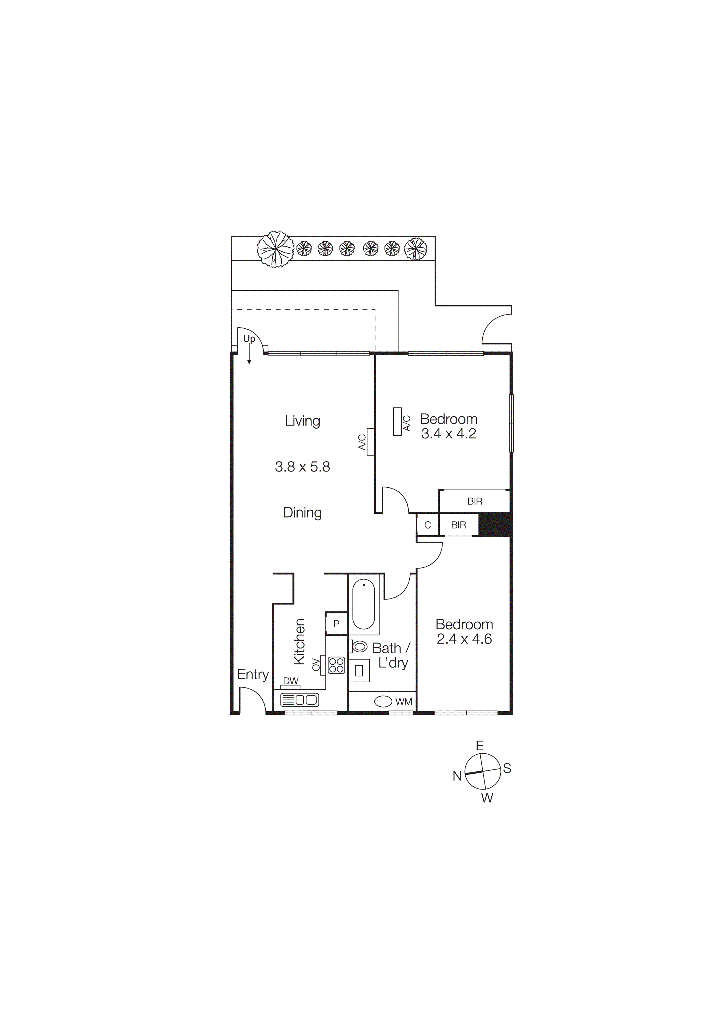 1/45 Abbott Street, Sandringham VIC 3191 - Floorplan