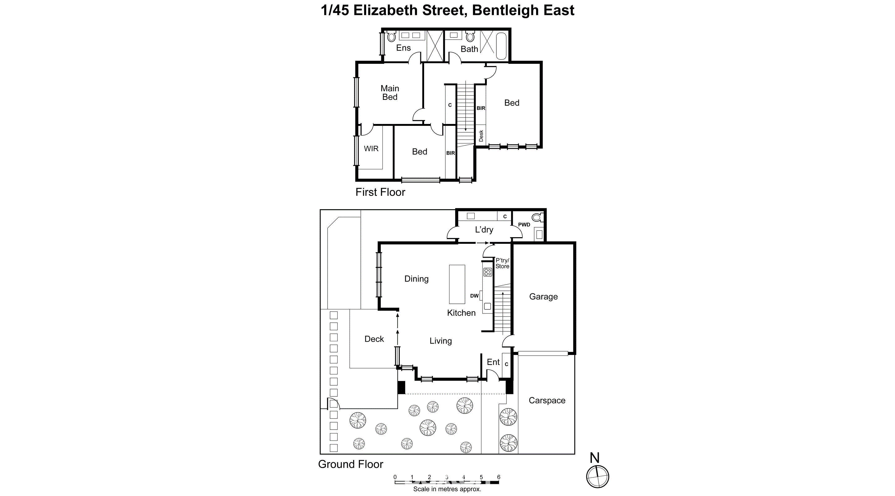 1/45 Elizabeth Street, Bentleigh East VIC 3165 - Floorplan