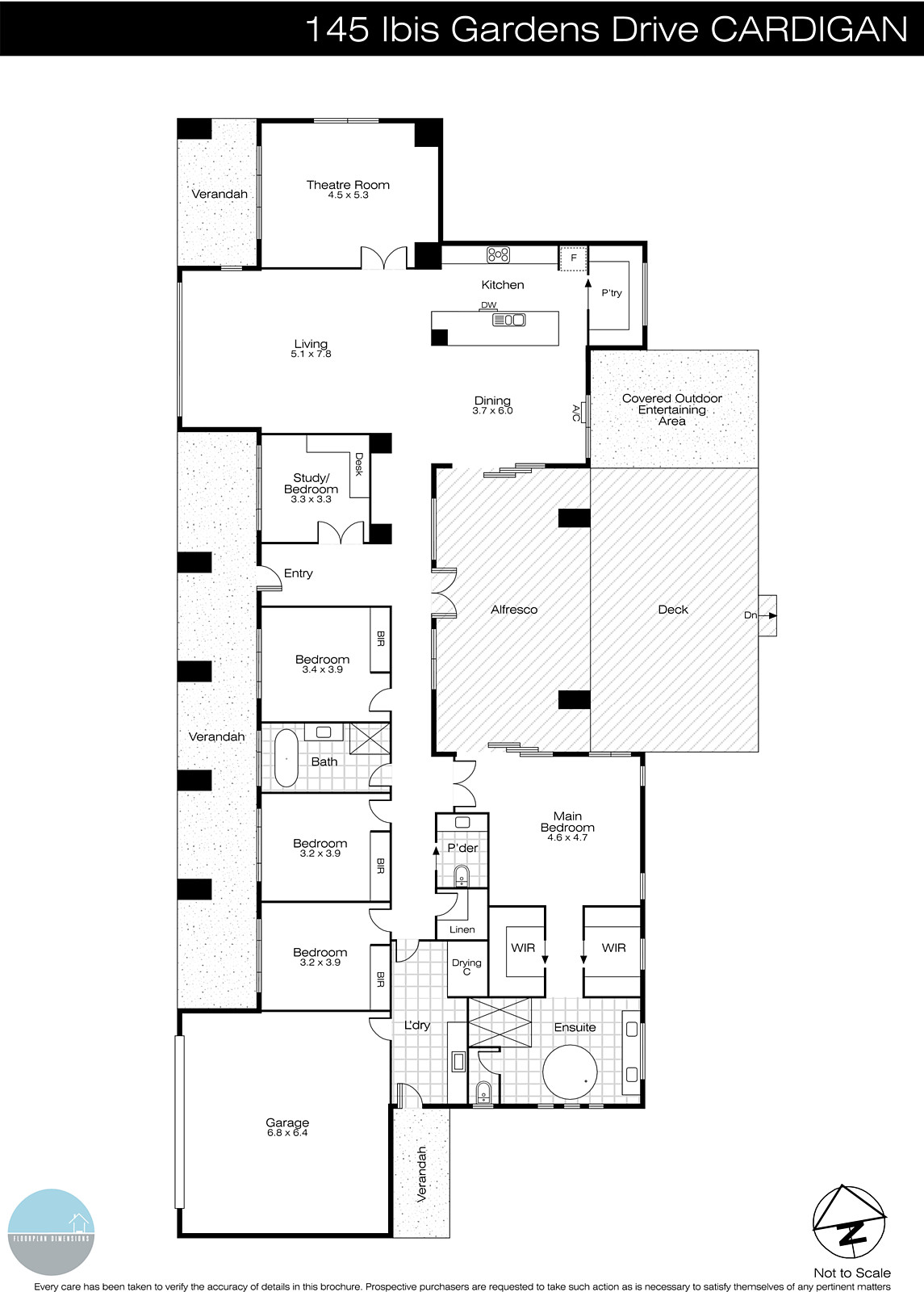 145 Ibis Gardens Court, Cardigan VIC 3352 - Floorplan