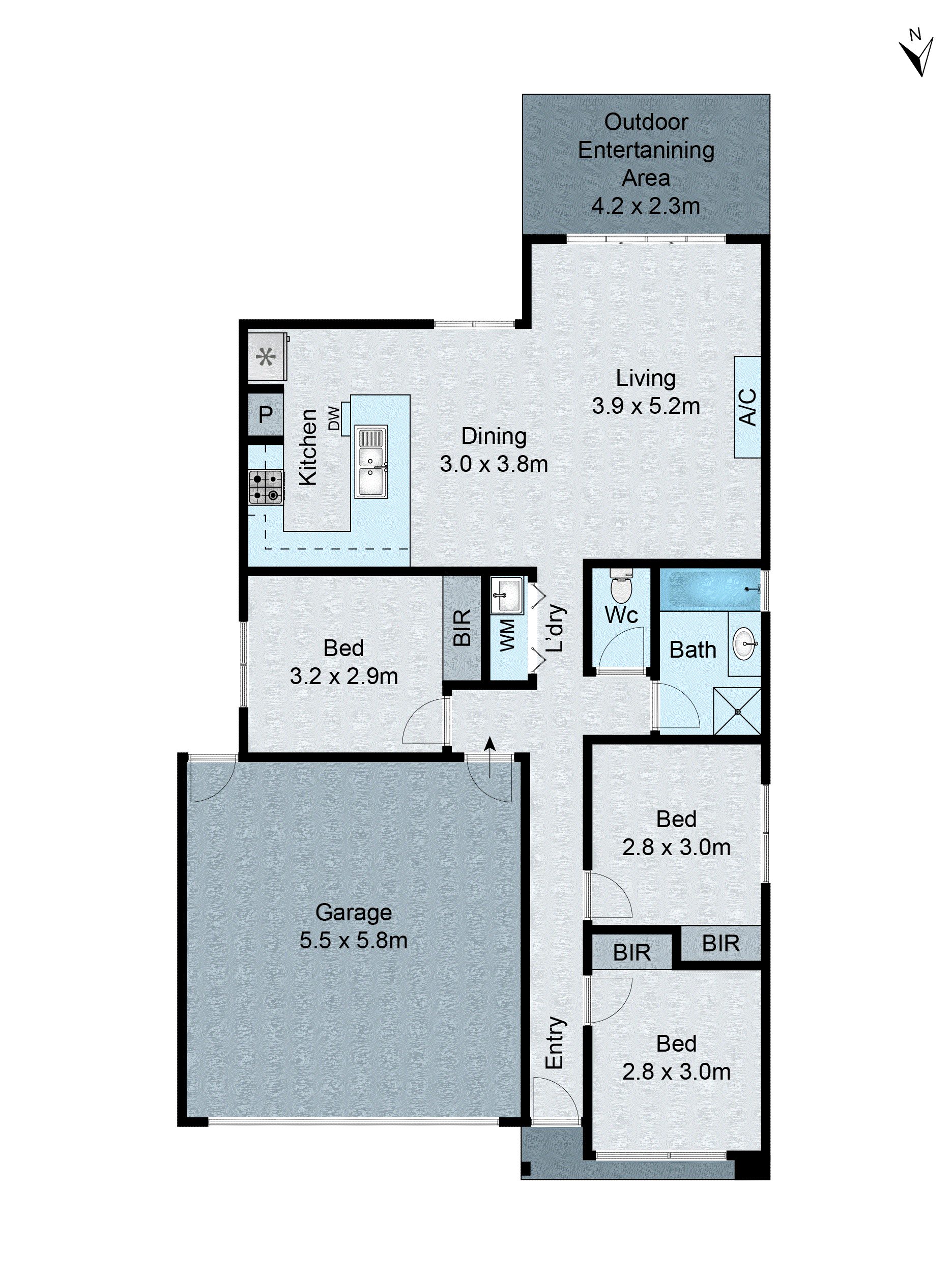 14/5 Peter Street, Grovedale VIC 3216 - Floorplan