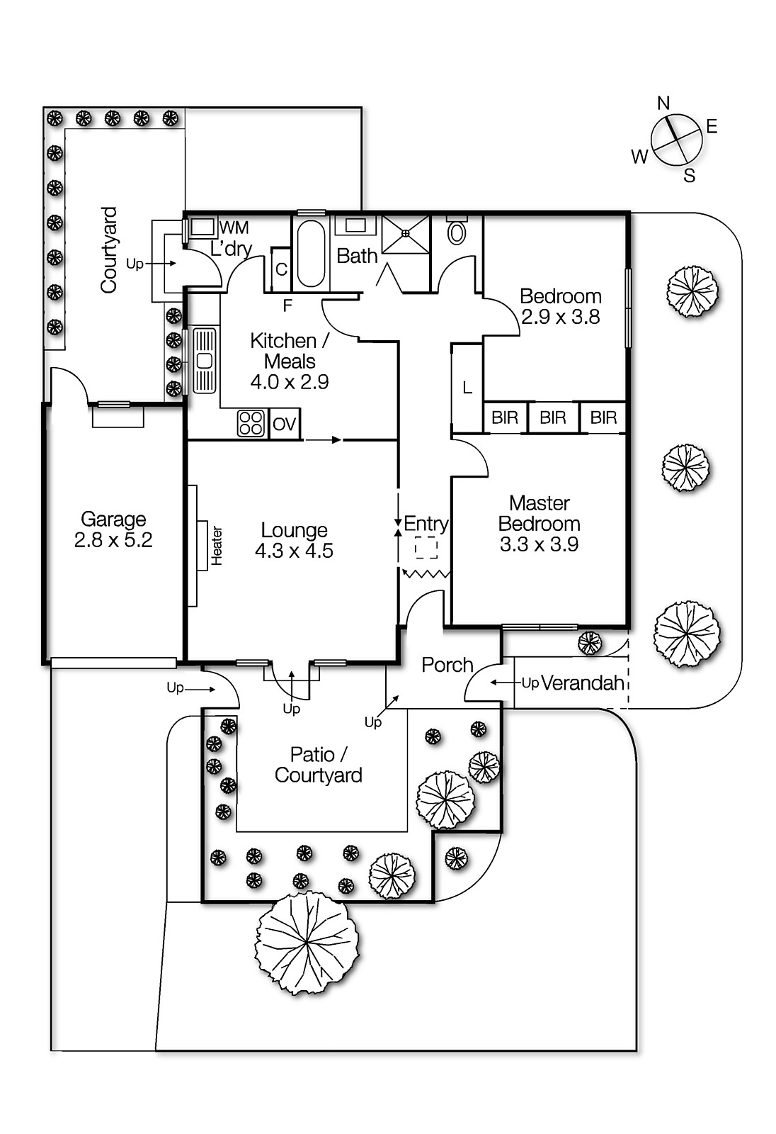 1/45 Second Street, Black Rock VIC 3193 - Floorplan