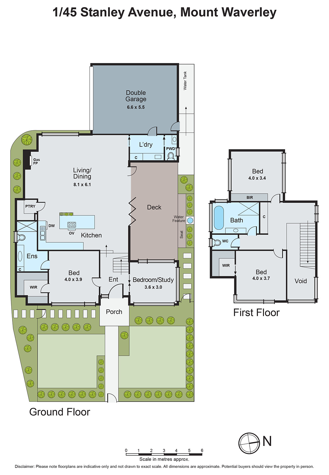 1/45 Stanley Avenue, Mount Waverley VIC 3149 - Floorplan