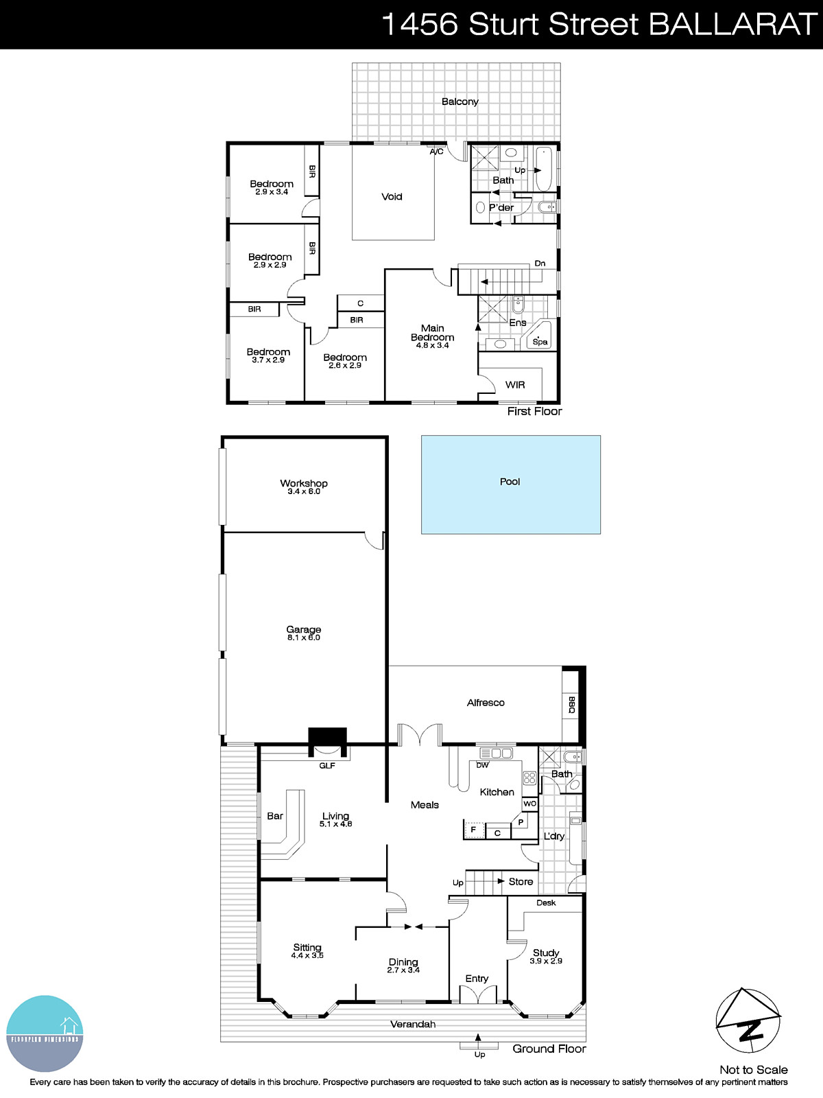 1456 Sturt Street, Lake Wendouree VIC 3350 - Floorplan