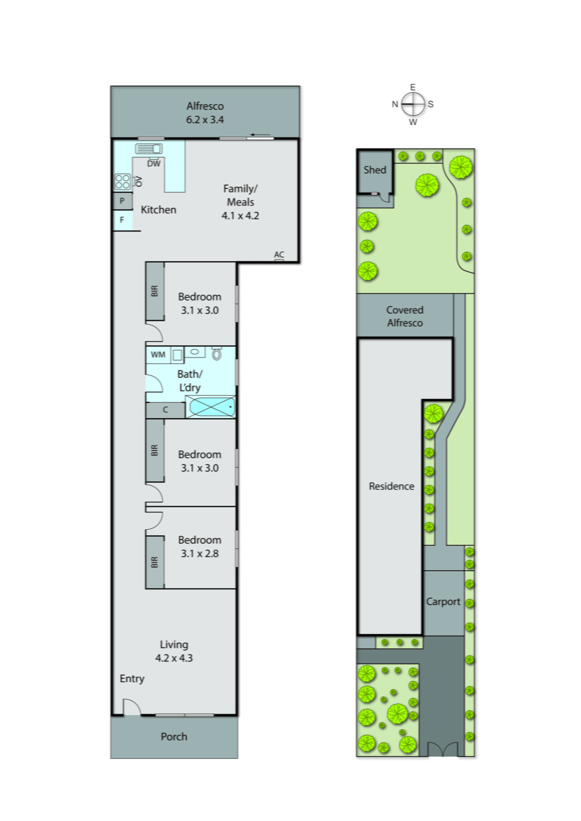 1/458 Bluff Road, Hampton VIC 3188 - Floorplan
