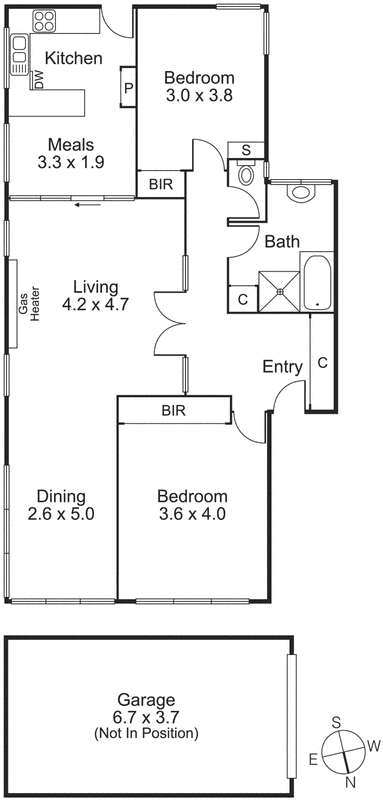 1/46 Cole Street, Brighton VIC 3186 - Floorplan
