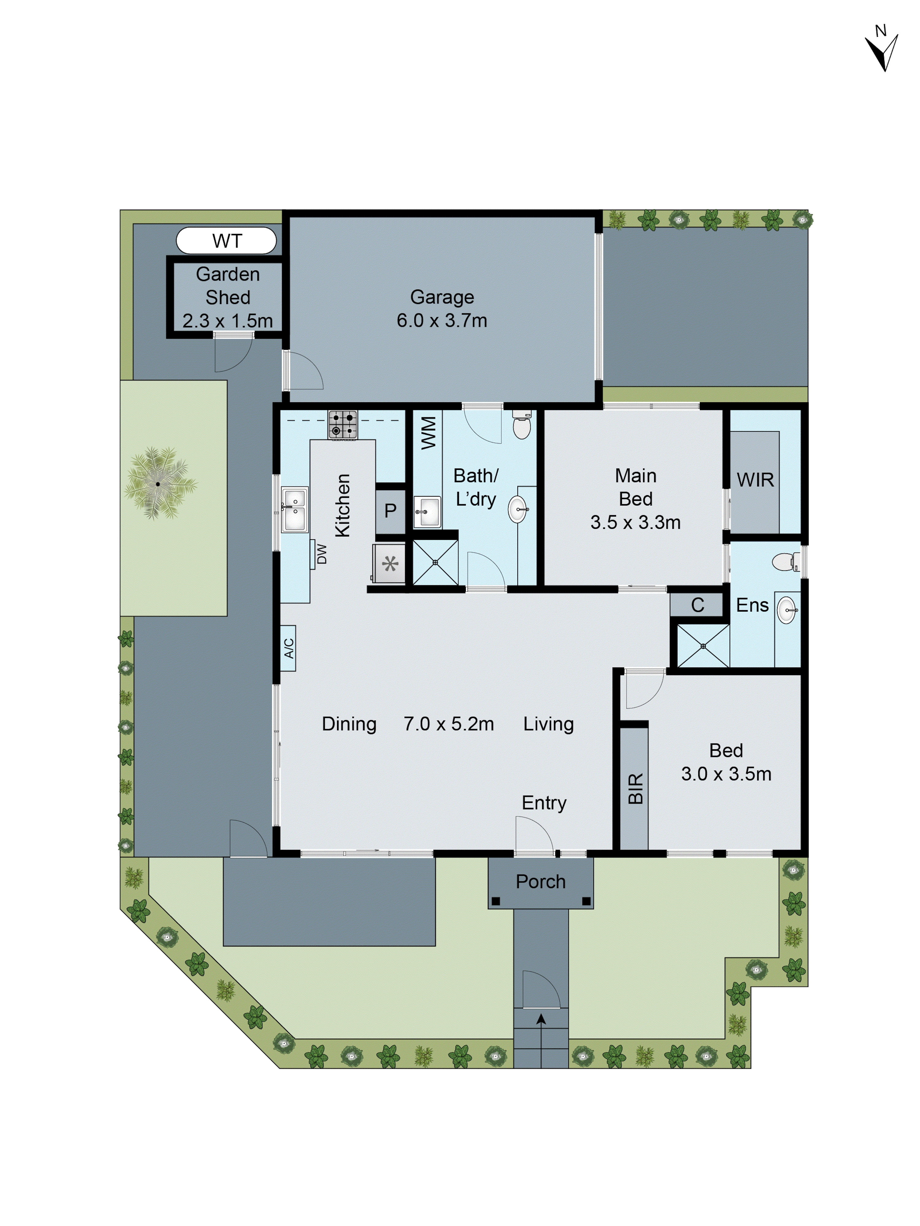 1/46 Killarney Avenue, Grovedale VIC 3216 - Floorplan