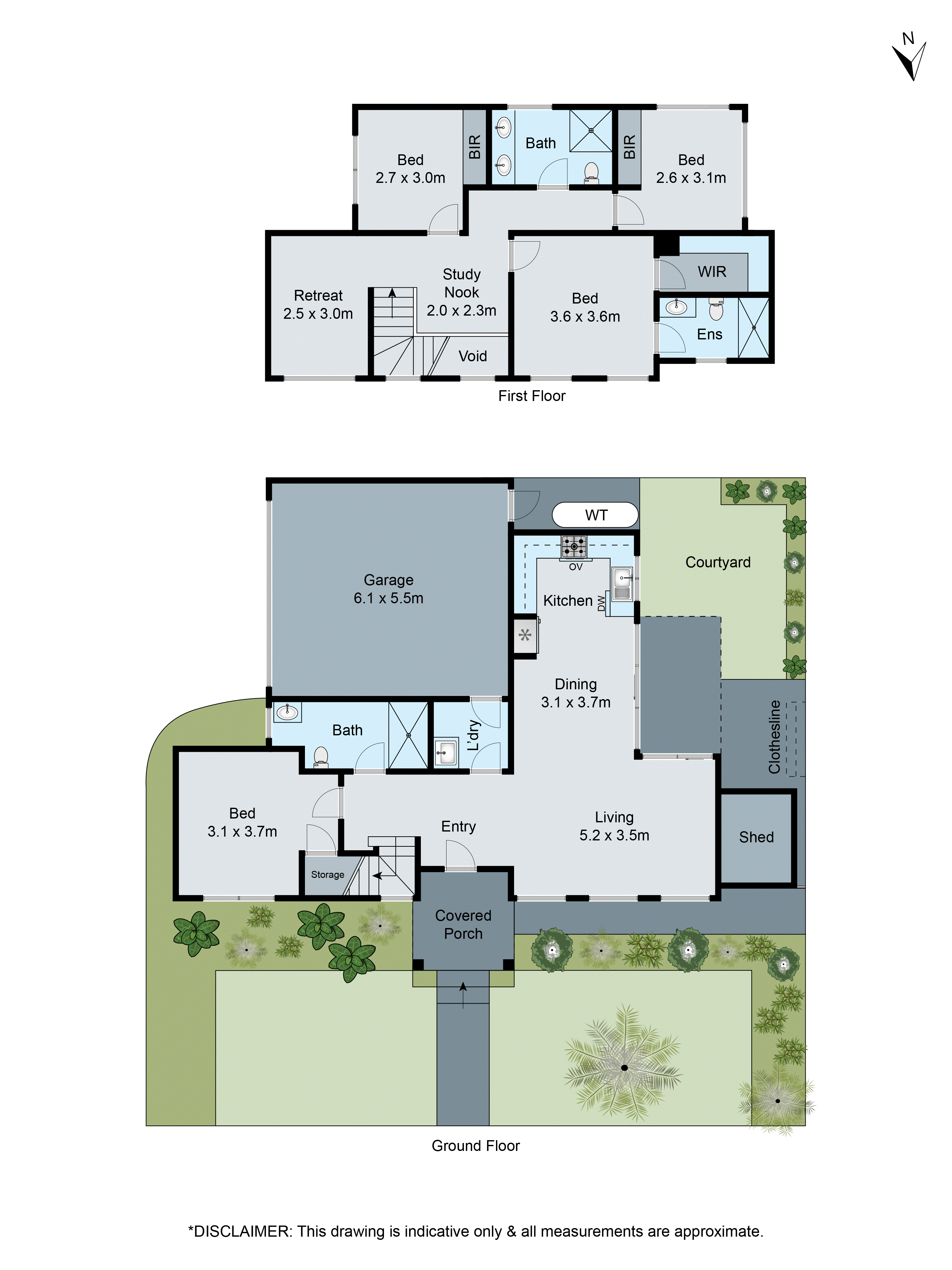 1/46 Tully Road, Clarinda VIC 3169 - Floorplan