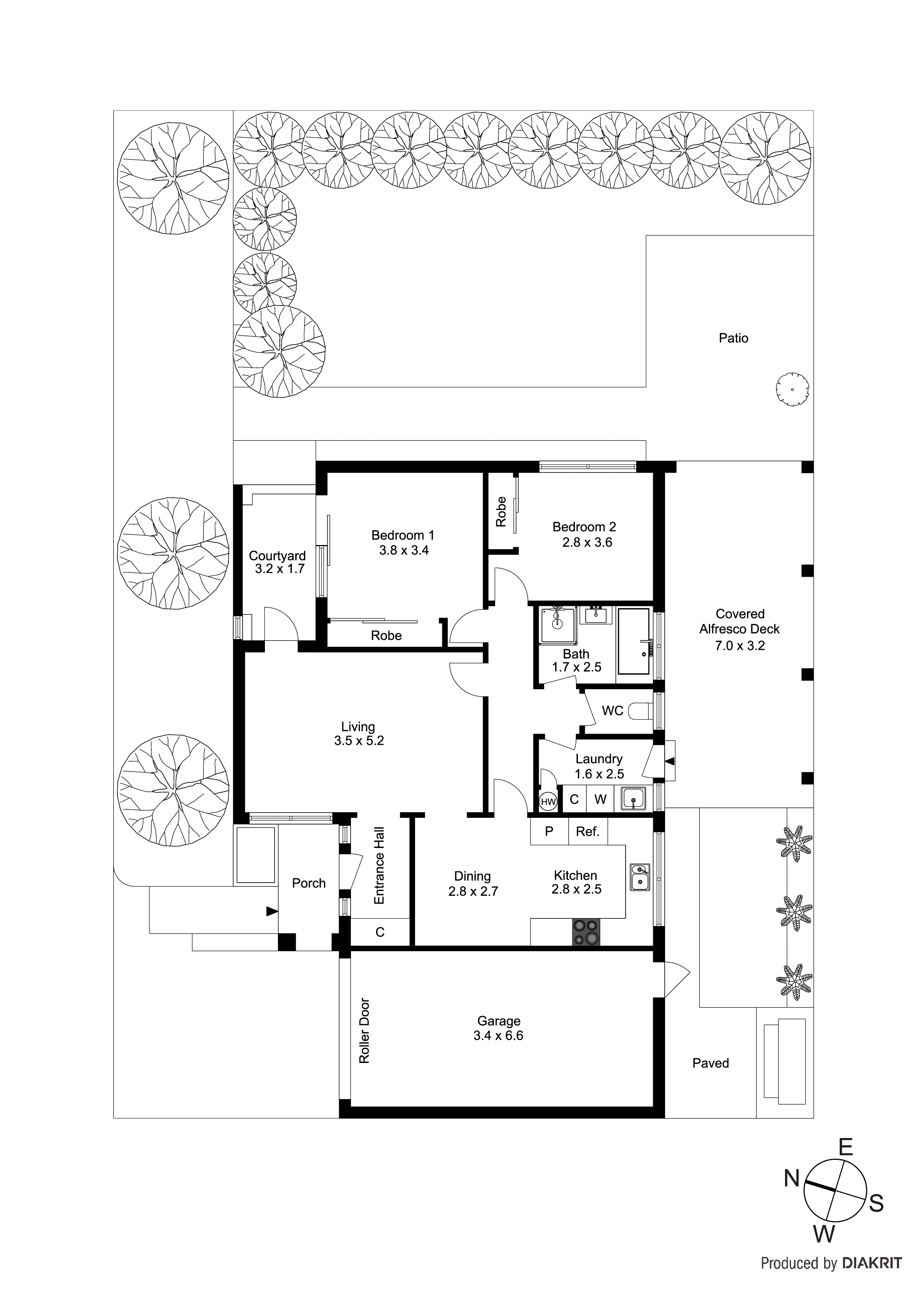 1/460 Como Parade West, Mordialloc VIC 3195 - Floorplan
