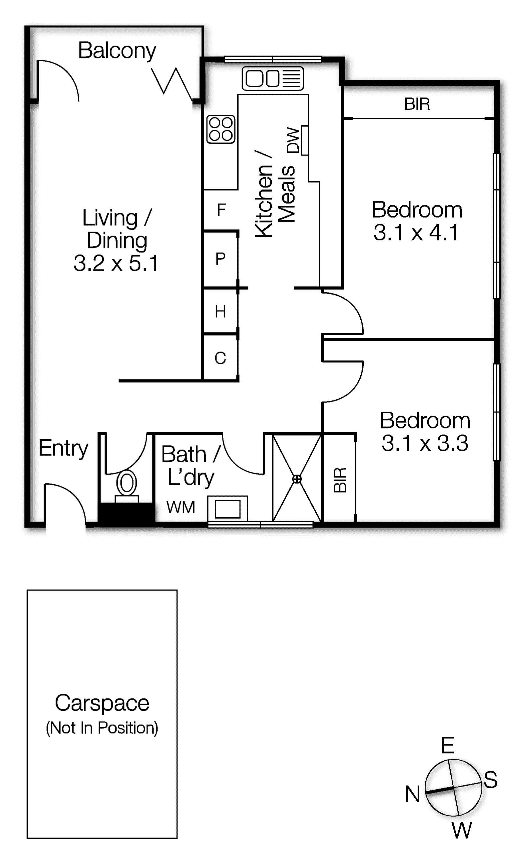 14/66 Chapel Street, St Kilda VIC 3182 - Floorplan