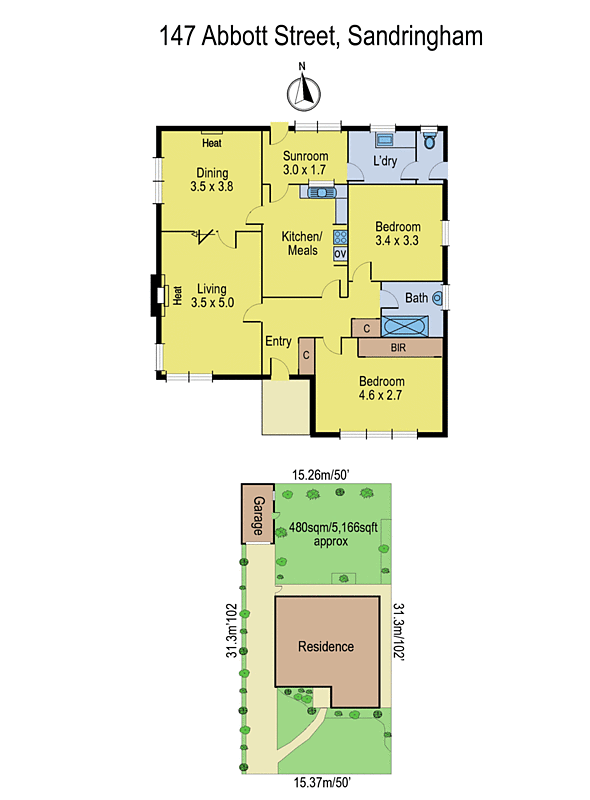 147 Abbott Street, Sandringham VIC 3191 - Floorplan