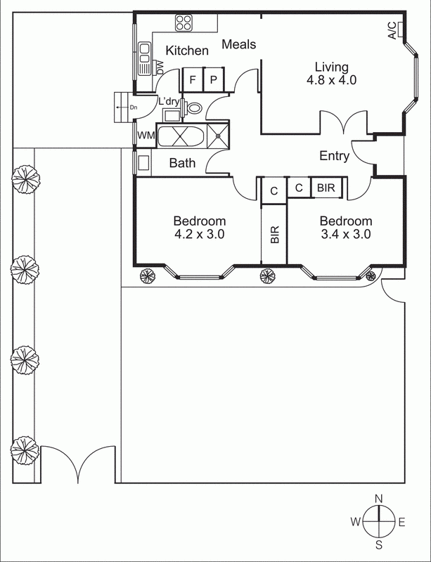 1/47 Abbott Street, SANDRINGHAM VIC 3191 - Floorplan