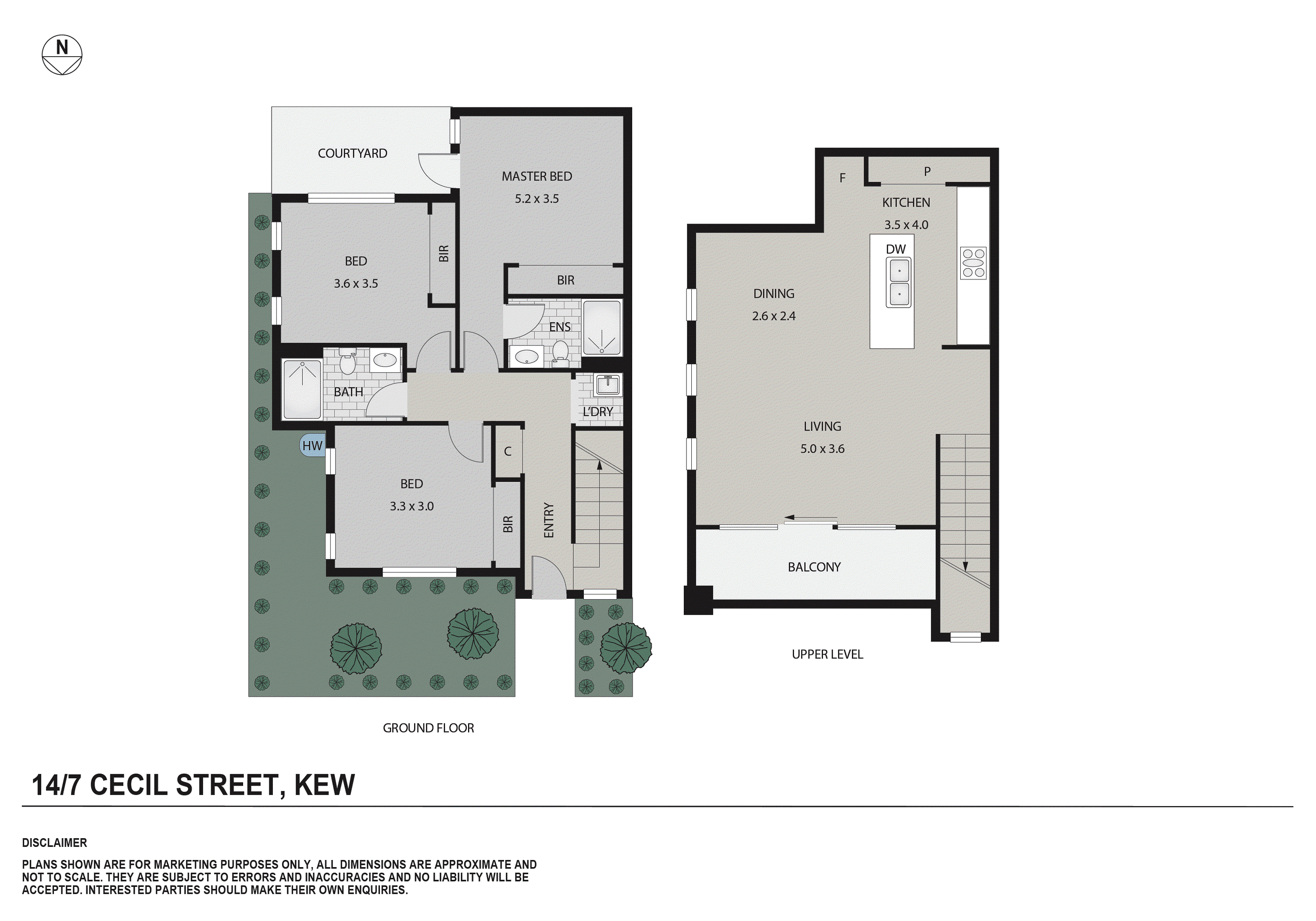 14/7 Cecil Street, Kew VIC 3101 - Floorplan