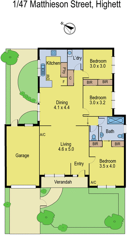 1/47 Matthieson Street, Highett VIC 3190 - Floorplan