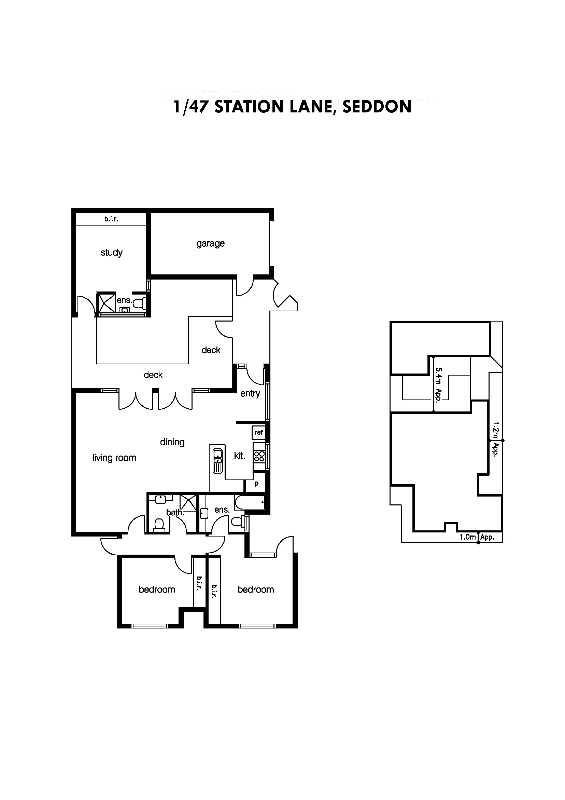 1/47 Station Lane, SEDDON VIC 3011 - Floorplan