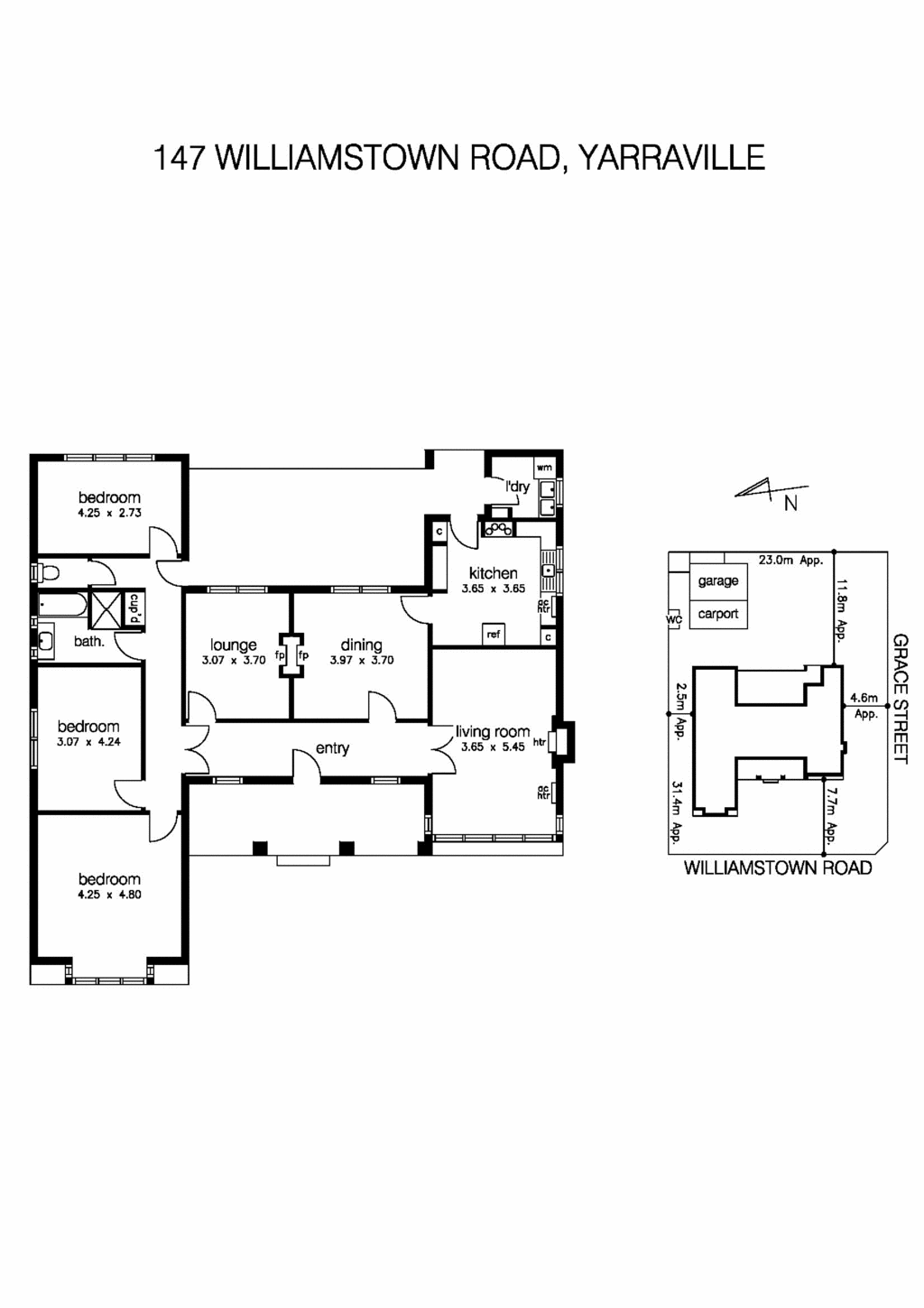 147 Williamstown Road, YARRAVILLE VIC 3013 - Floorplan