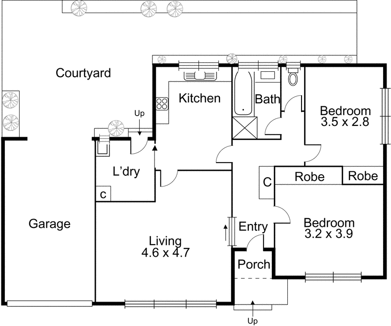 1/47 Wright Street, Mckinnon VIC 3204 - Floorplan