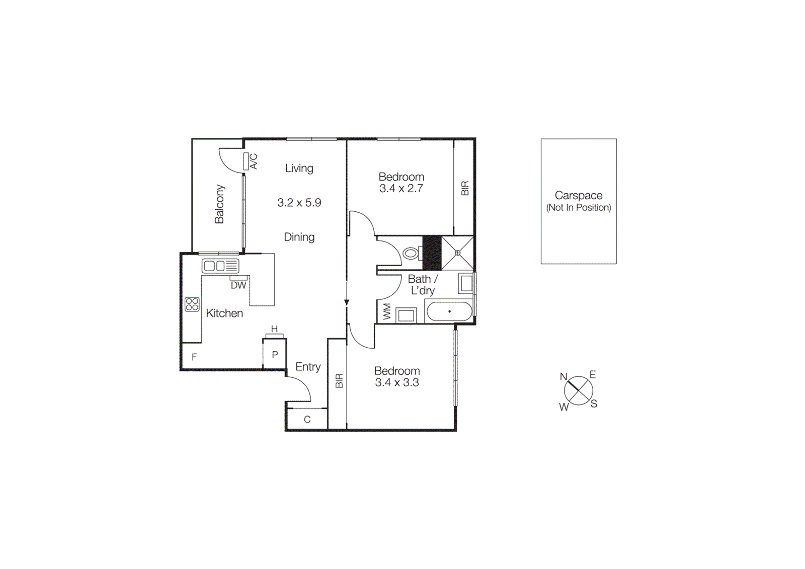14/70 Park Street, St Kilda West VIC 3182 - Floorplan