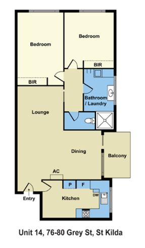 14/76-80 Grey Street, St Kilda VIC 3182 - Floorplan