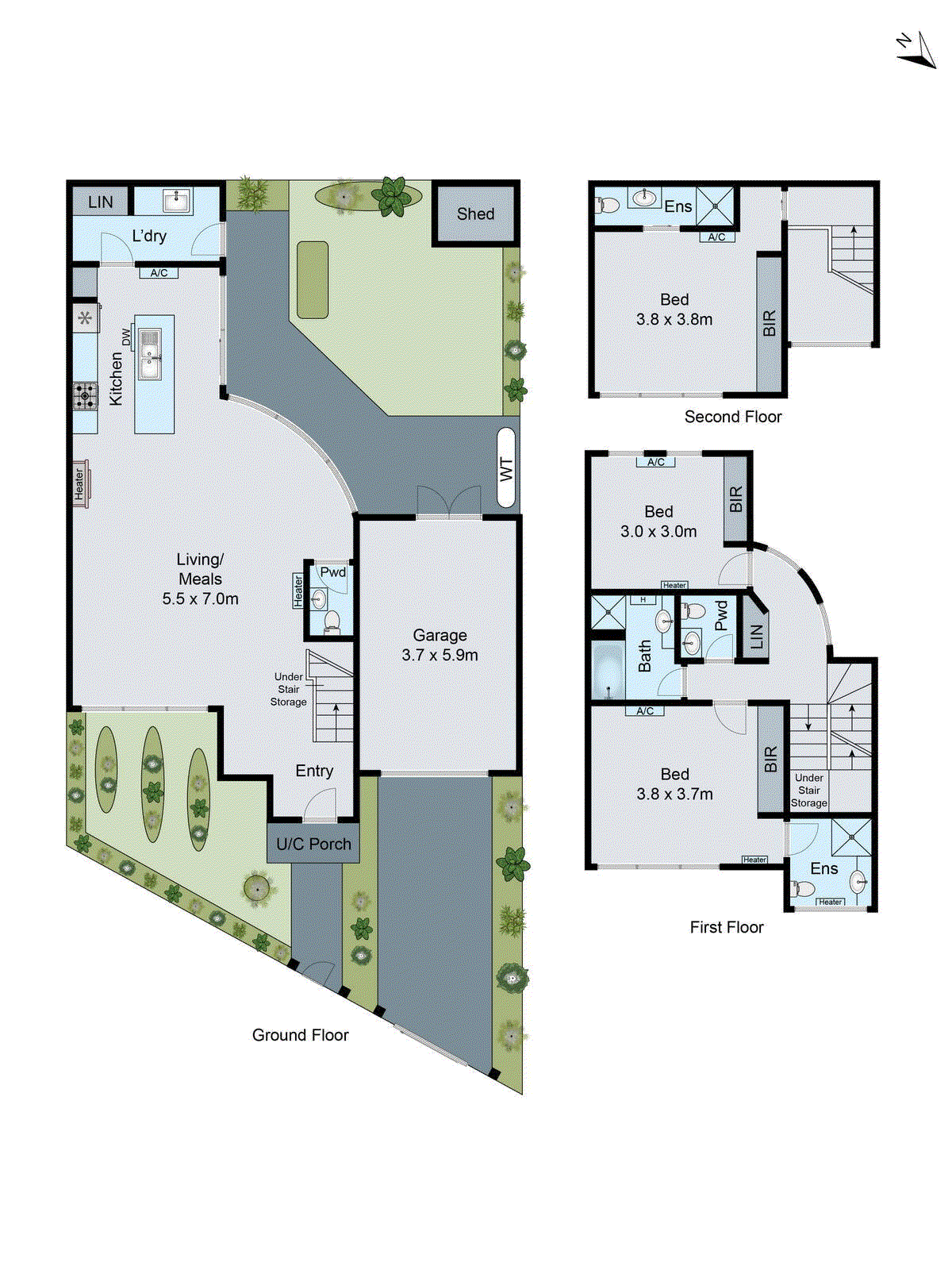 1/48 Haughton Road, Oakleigh VIC 3166 - Floorplan