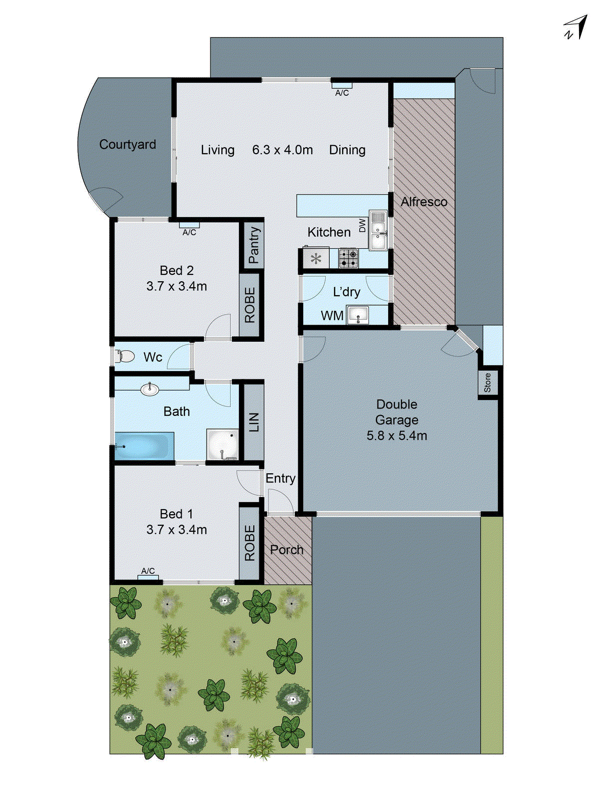 1/48 Plantation Road, Corio VIC 3214 - Floorplan