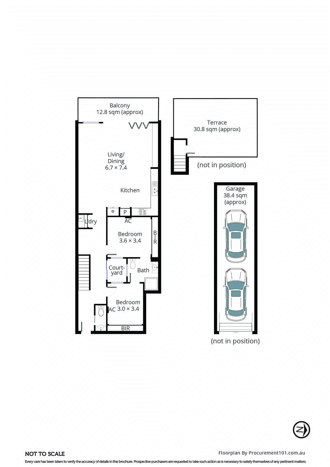 1/484 Nepean Highway, Chelsea VIC 3196 - Floorplan