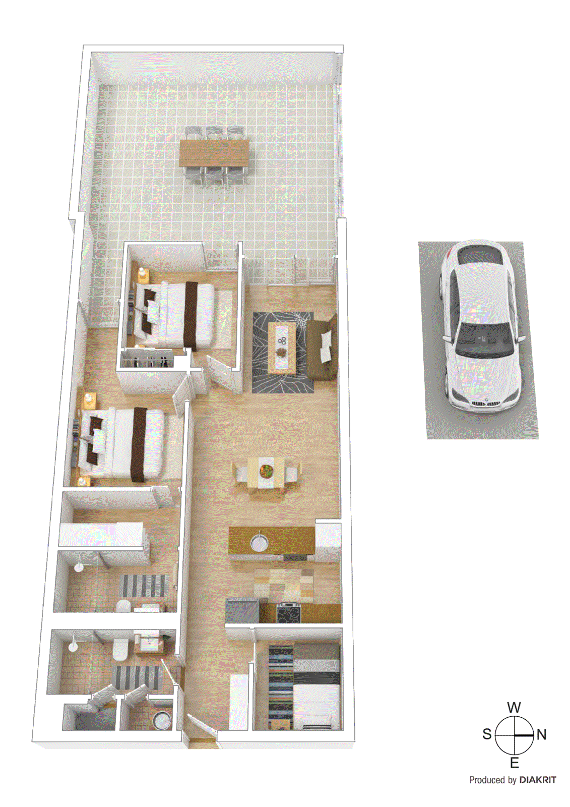 148/75 Graham Road, Highett VIC 3190 - Floorplan