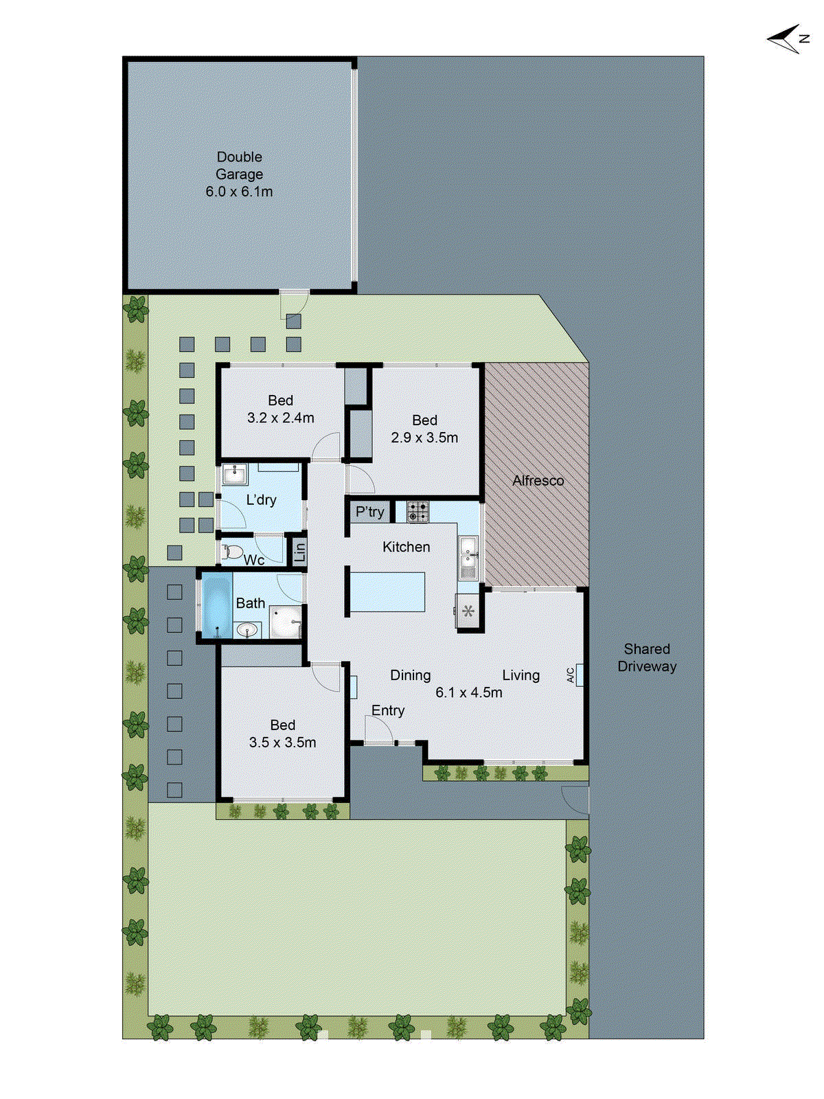 1/49 Bieske Road, Grovedale VIC 3216 - Floorplan