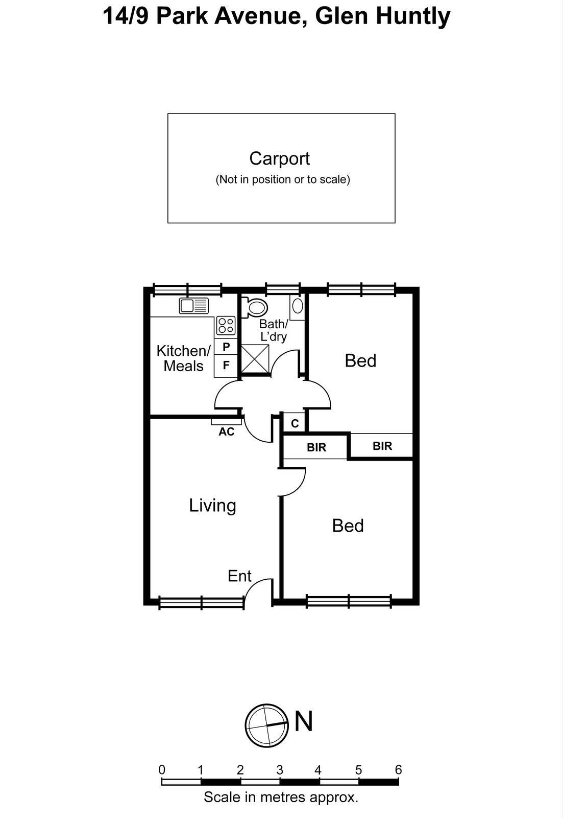 14/9 Park Avenue, Glen Huntly VIC 3163 - Floorplan