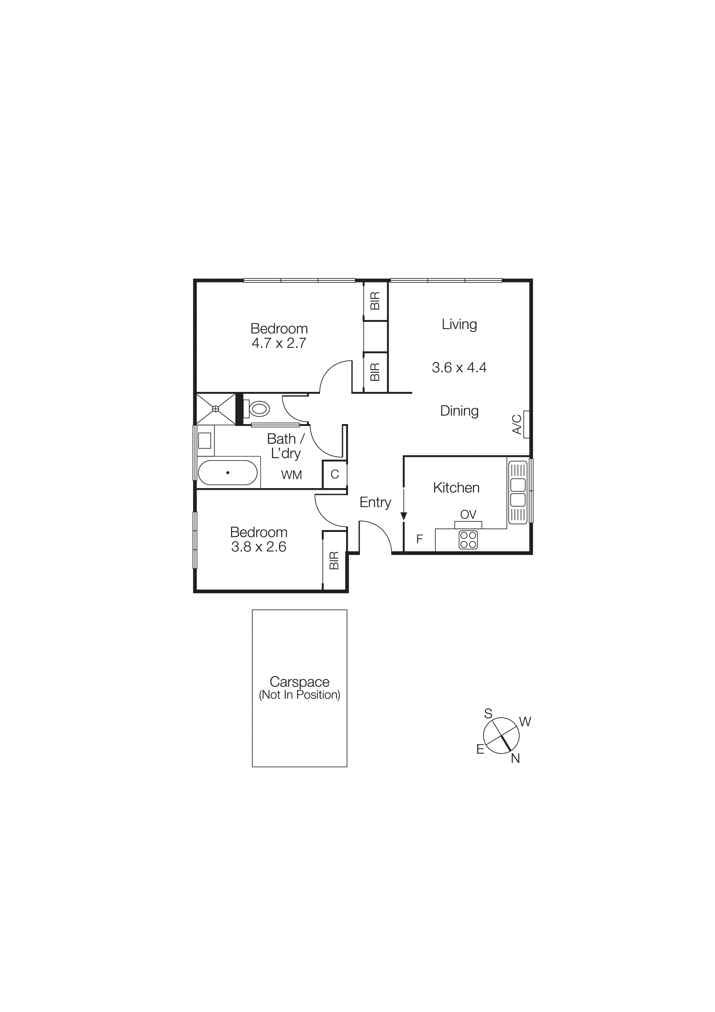 1/49 Patterson Street, Middle Park VIC 3206 - Floorplan