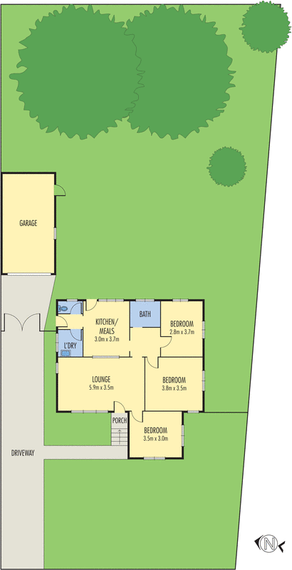 149 Power Avenue, Chadstone VIC 3148 - Floorplan