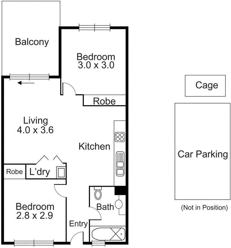 149/115 Neerim Road, Glen Huntly VIC 3163 - Floorplan